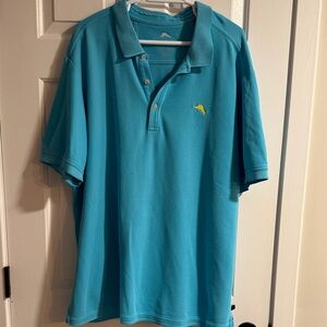 Men's Tommy Bahama Aqua Polo Shirt -2XB